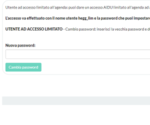 Accesso limitato aidu