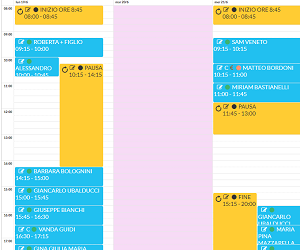 Agenda settimanale aidu