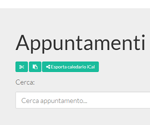Agenda appuntamenti aidu